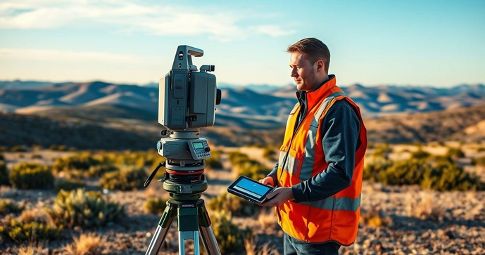 Descubra como o laser scanner revoluciona a topografia moderna e precisa