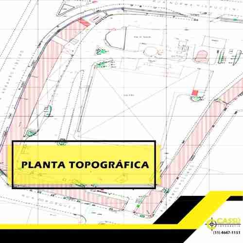 A planta topográfica