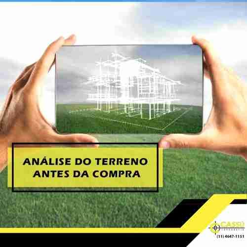 Análise do terreno antes da compra