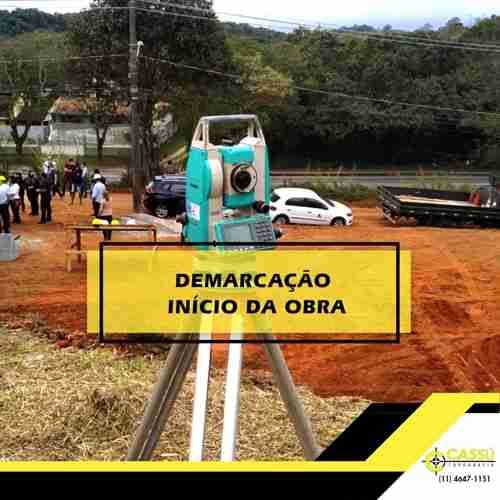 DEMARCAÇÃO INÍCIO DA OBRA