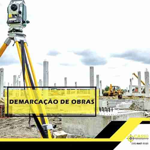 Demarcação de obras