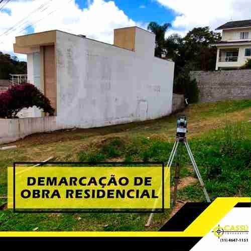 Demarcação de Obra Residencial