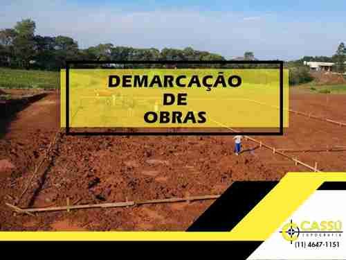 DEMARCAÇAO DE OBRAS