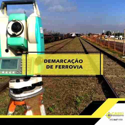 DEMARCAÇÃO DE FERROVIA