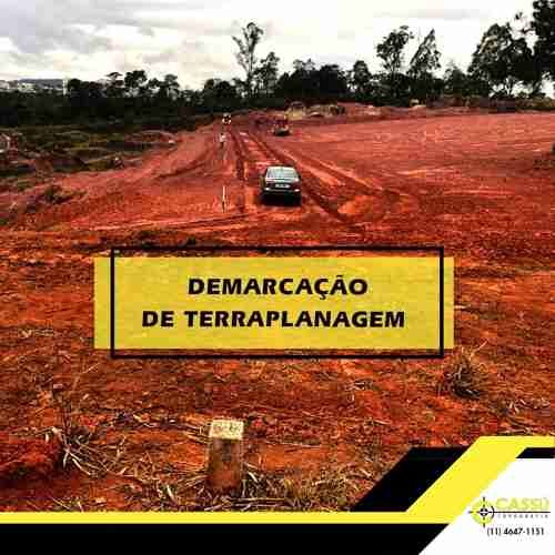 DEMARCAÇÃO DE TERRAPLANAGEM