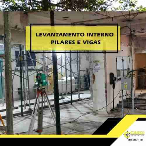 LEVANTAMENTO INTERNO PILARES E VIGAS