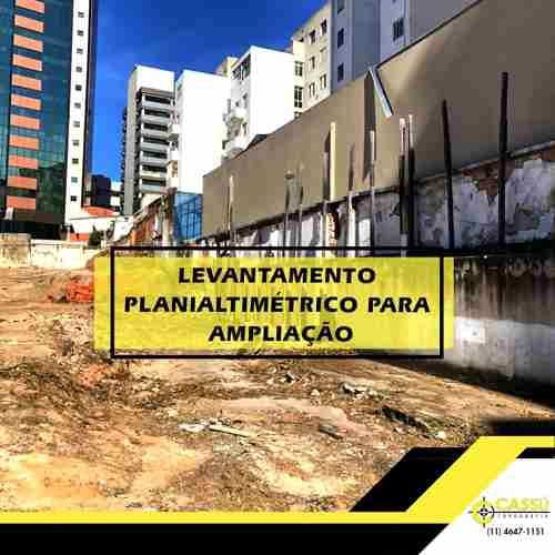 LEVANTAMENTO PLANIALTIMÉTRICO PARA AMPLIAÇÃO