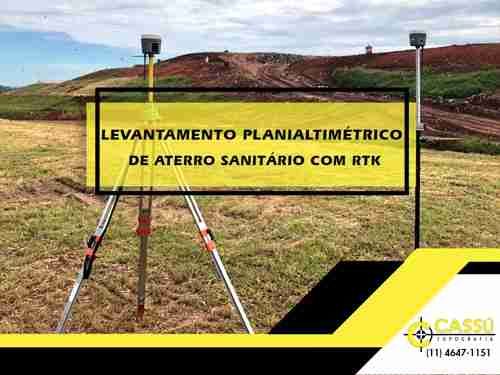 LEVANTAMENTO PLANIALTIMÉTRICO DE ATERRO SANITÁRIO COM RTK