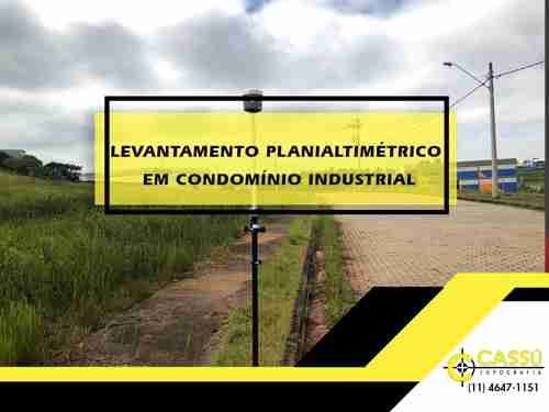 LEVANTAMENTO PLANIALTIMÉTRICO EM CONDOMíNIO INDUSTRIAL