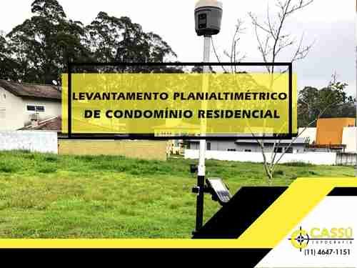 LEVANTAMENTO PLANIALTIMÉTRICO DE CONDOMíNIO RESIDENCIAL