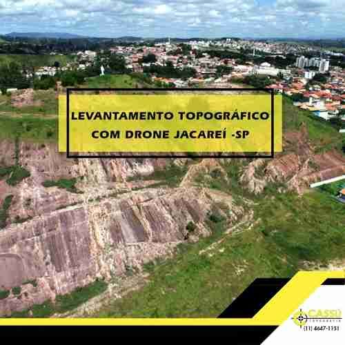 LEVANTAMENTO TOPOGRÁFICO COM DRONE JACAREí - SP