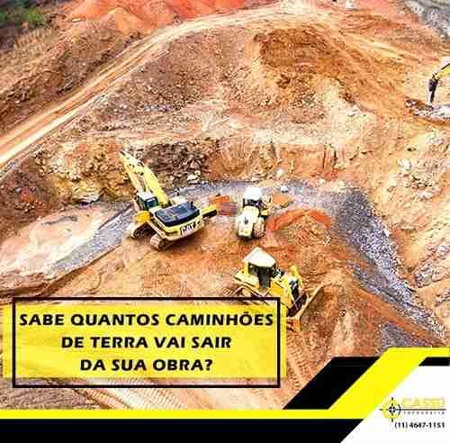 Sabe Quantos Caminhões de Terra vai sair da sua Obra ?