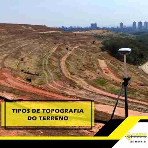 TIPOS DE TOPOGRAFIA DO TERRENO