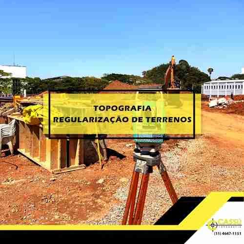 TOPOGRAFIA E REGULARIZAÇÃO DE TERRENOS